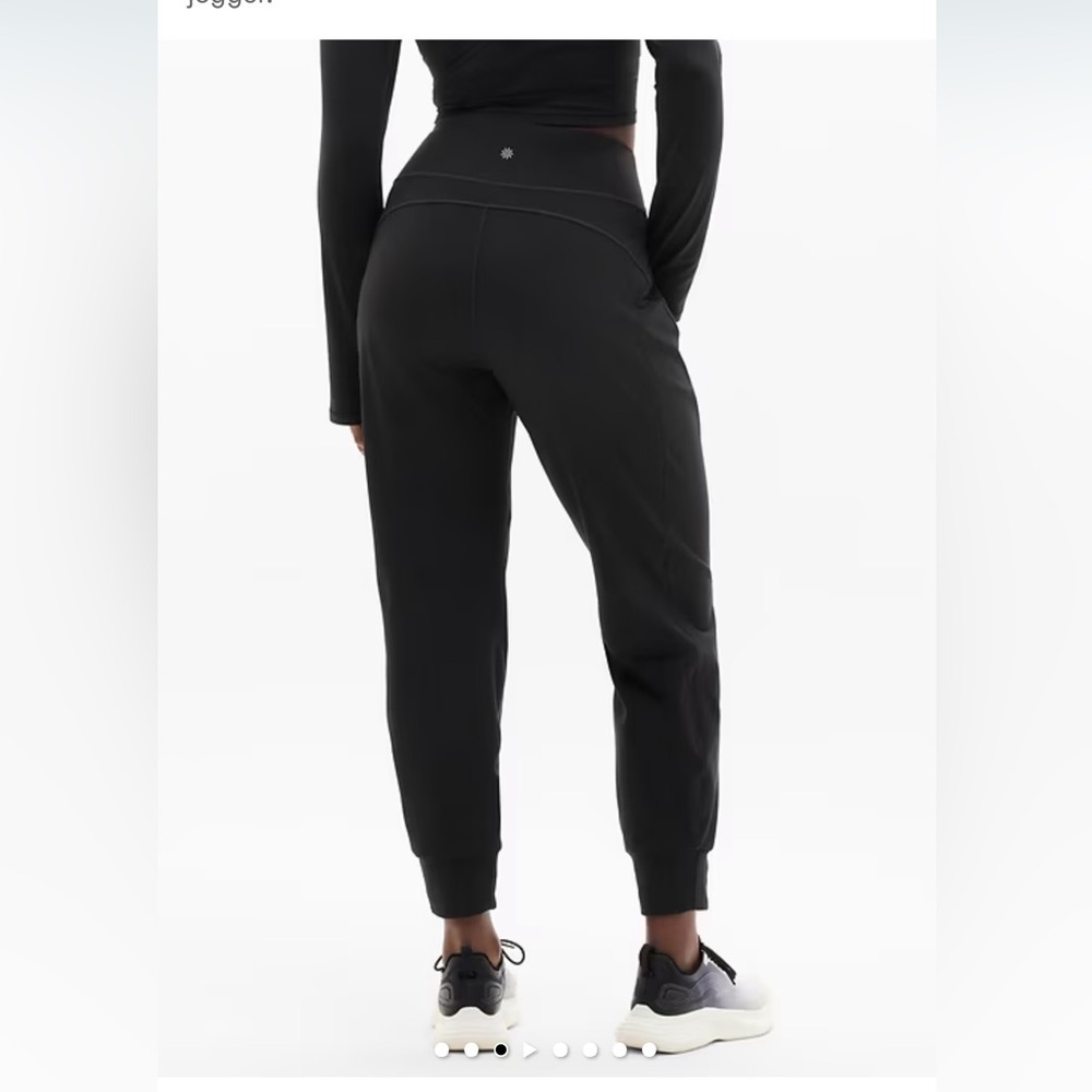 Athleta Rainer Mid Rise Jogger - Black - 2X - Picture 2 of 14